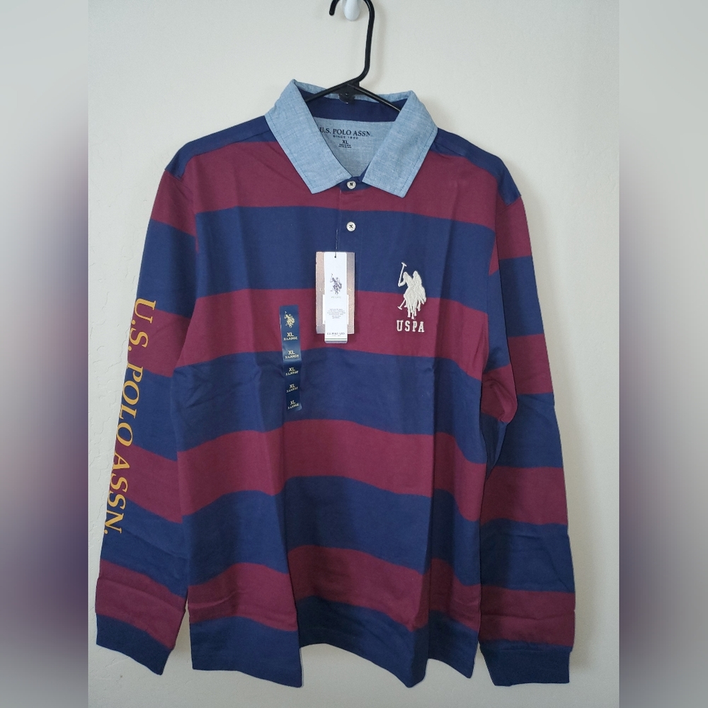 U.S. Polo Assn. Striped Logo Shirt